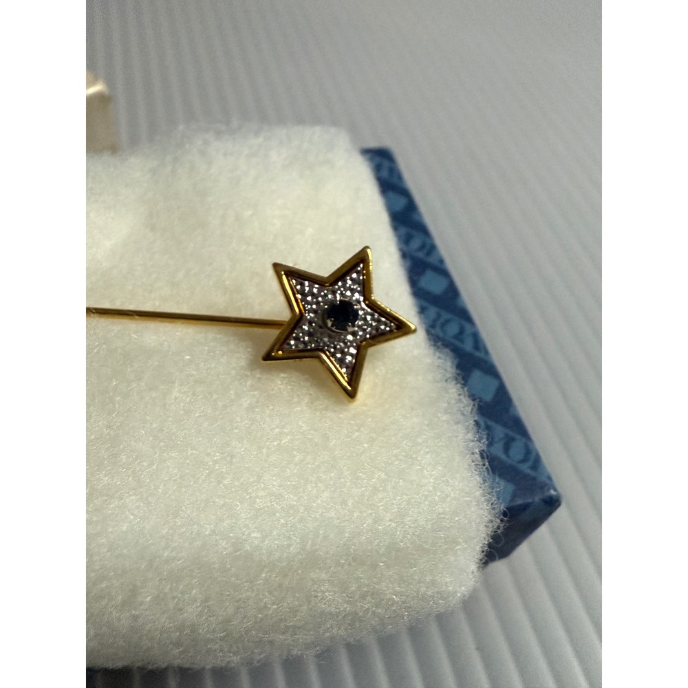 Avon Stickpin Womens OS Gold Vintage 1979 Starshine Fashion Accents Star Pin NIB - Picture 3 of 6